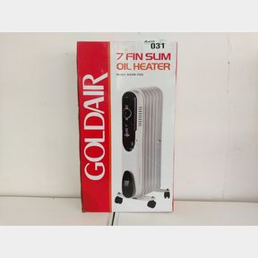GOLDAIR - 7 FIN HEATER - WHITE -GSOR-700