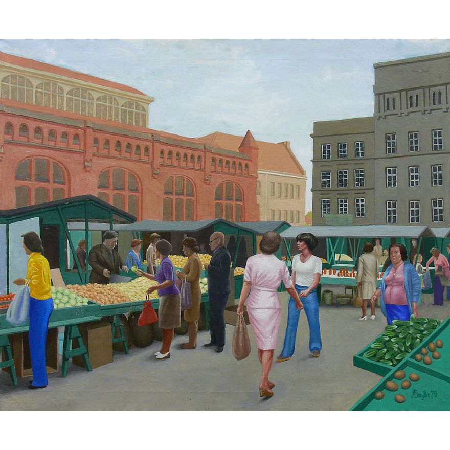 Mieczysław Baryłko | Na targu, 1979 r.