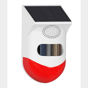 WIFI Pet Friendly PIR Outdoor Solar Light Siren Alarm Remote Control | NOT TESTED