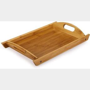 MEDIUM BAMBOO SERVING TRAY WITH HANDLES 44X30CM - 52055/31412