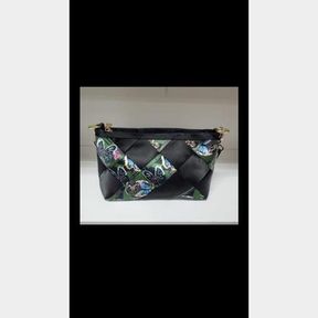 AFRIDOR GREEN BUTTERFLY SMALL SLING HANDBAG - 51626/10242