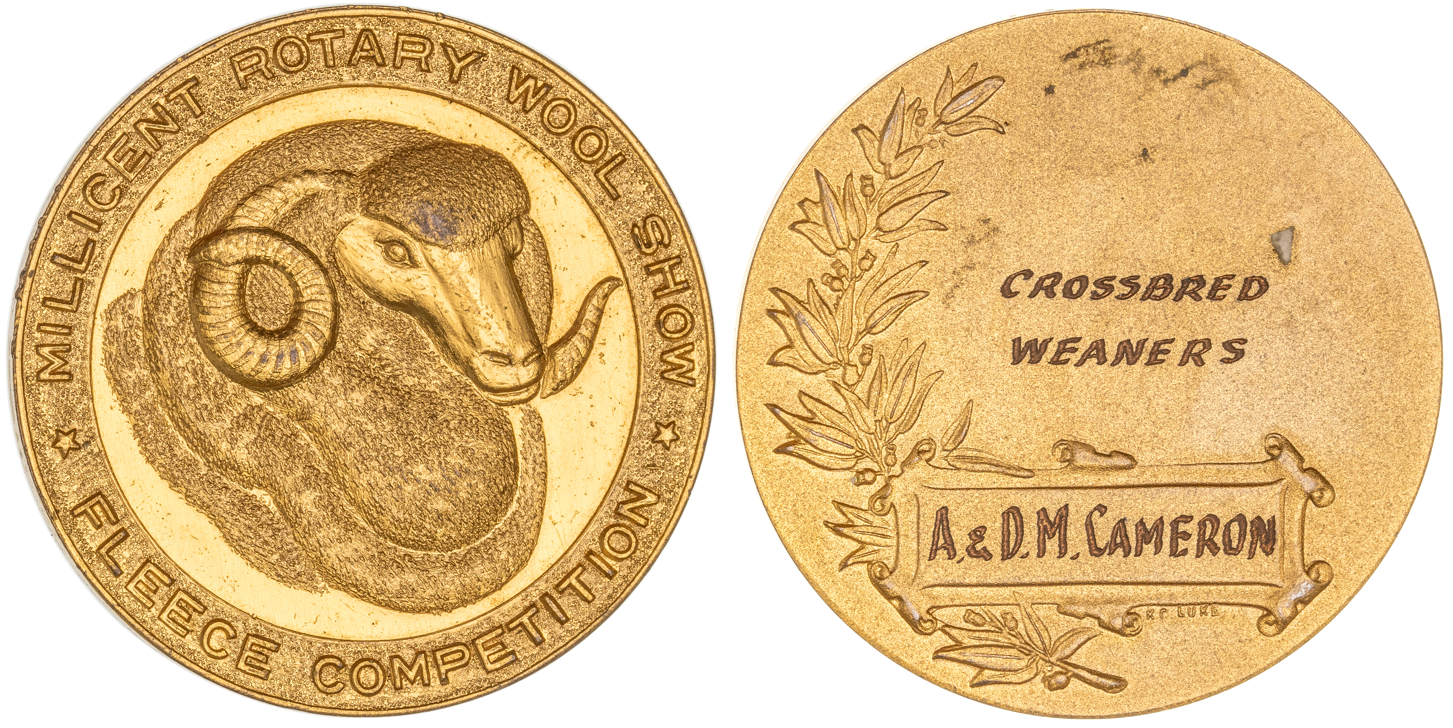 298 · Millicent, South Australia, Gold Prize Award, c.1960, aEF