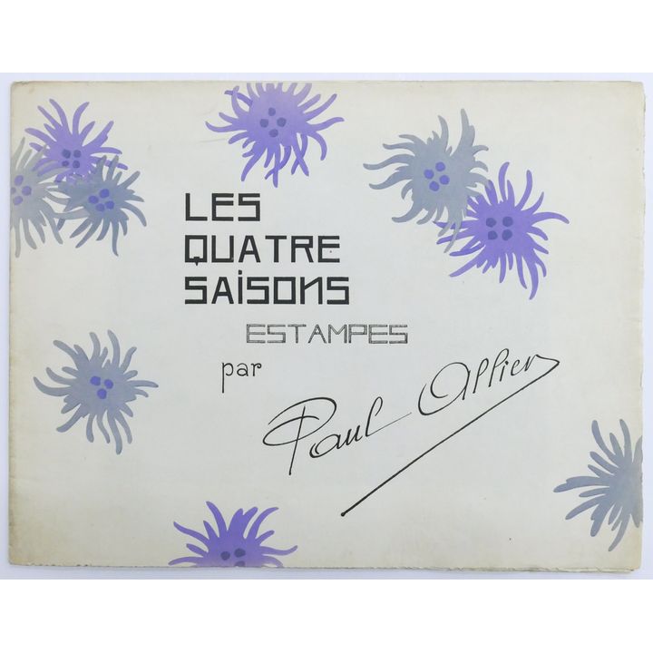 Paul Allier (French) ''Les Quatre Seasons'' 1925 Pochoir Print Suite