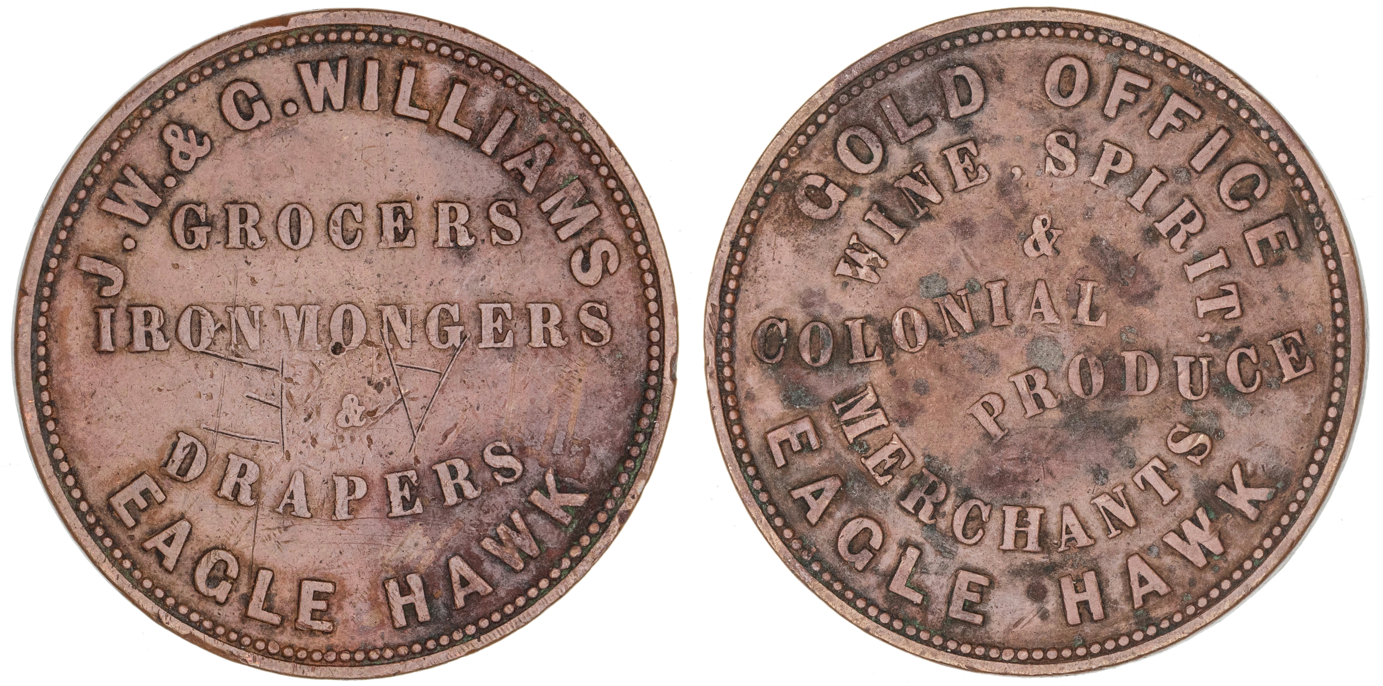 433 · J.W. & G. Williams, Eaglehawk, Vic., Penny, ND, aVF
