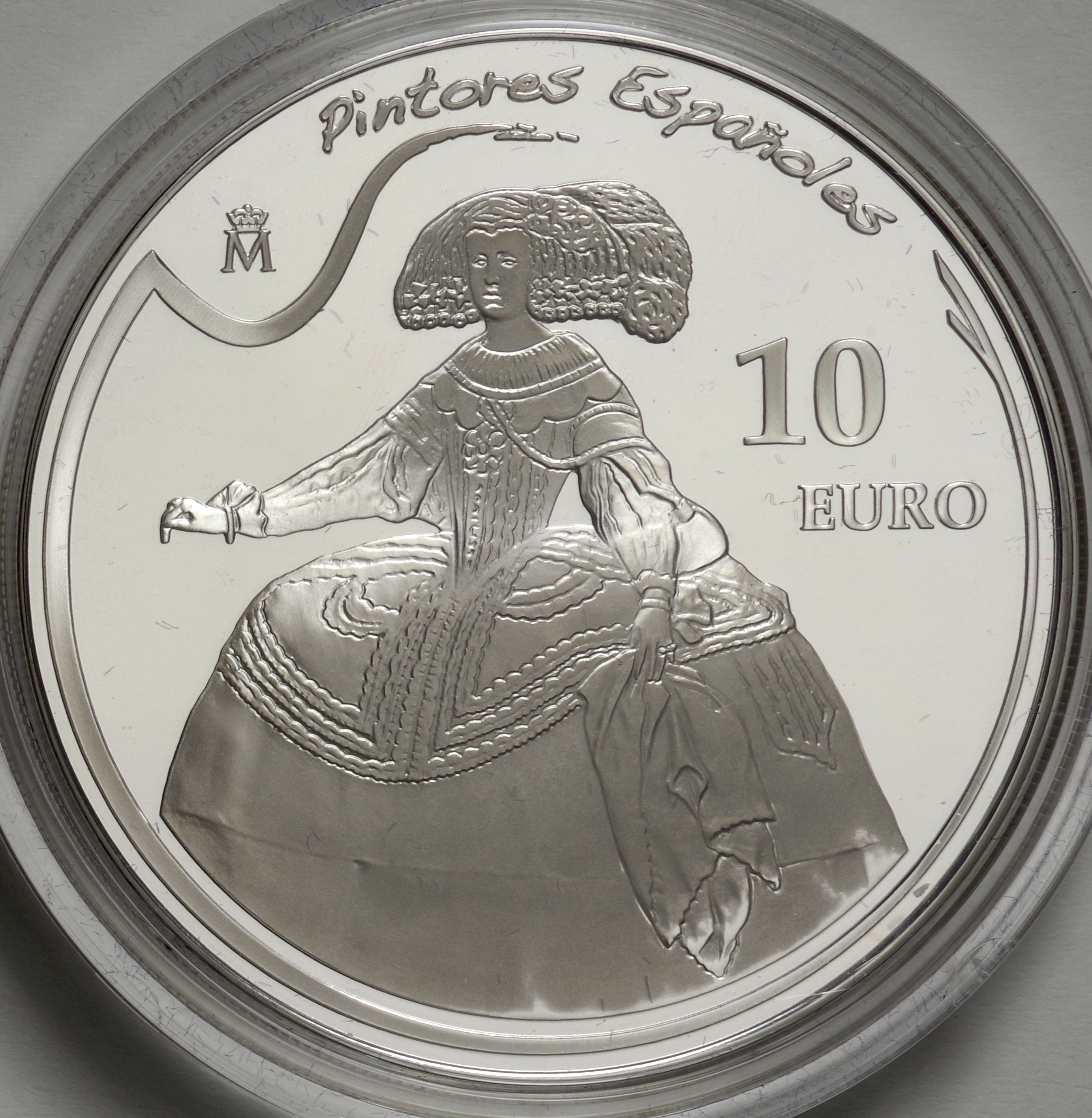ディエゴ・ベラスケス　世界の画家シリーズ　１ドル長方形銀貨　2010年