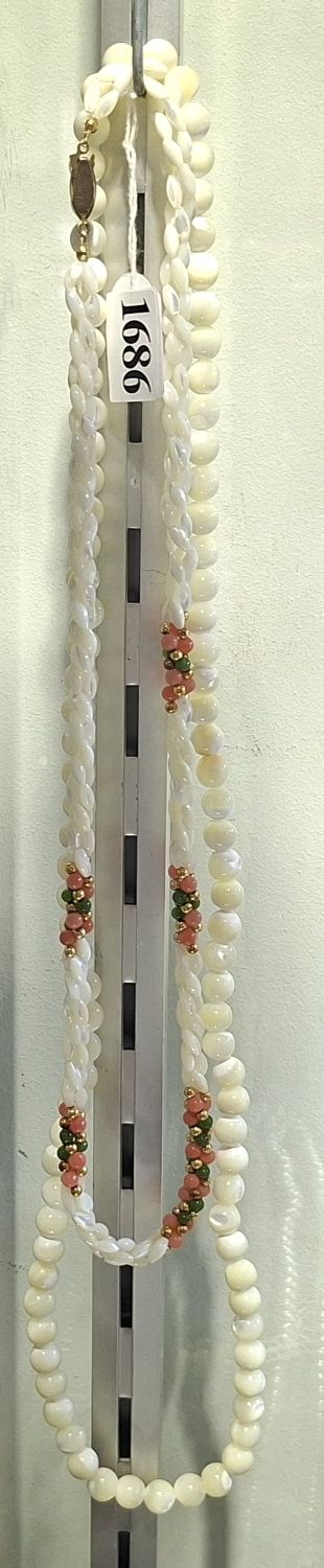 Two Stone Vintage Necklaces