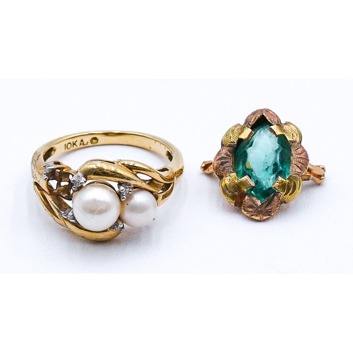 Box 10k Gold Ring Parts - 4.7 Grams TW