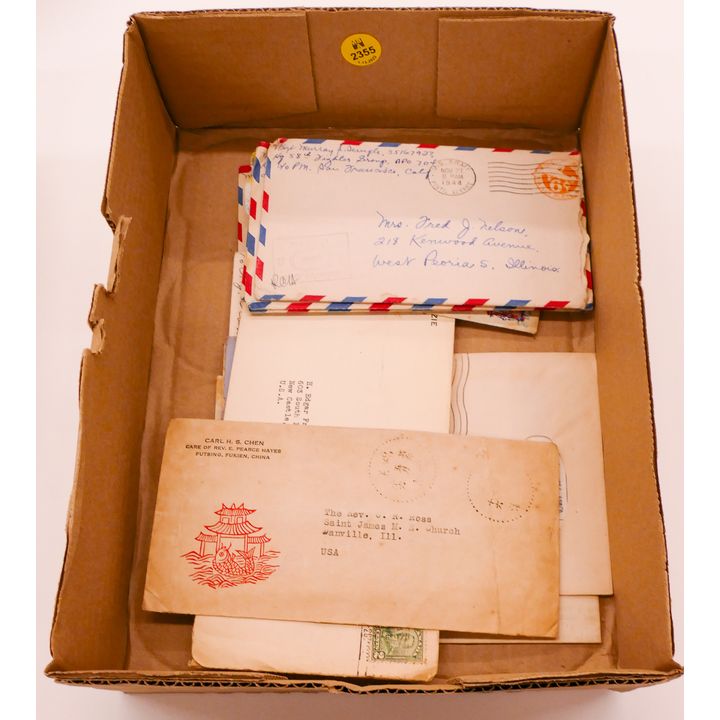 Box Old WWII Correspondence Etc