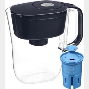 BRITA 6 CUP ELITE FILTER PITCHER WITH SMART LIGHT INDICATOR, REDUCES 30+ CONTAMINANTS INCLUDING LEAD AND MICROPLASTICS, FILTER LAS