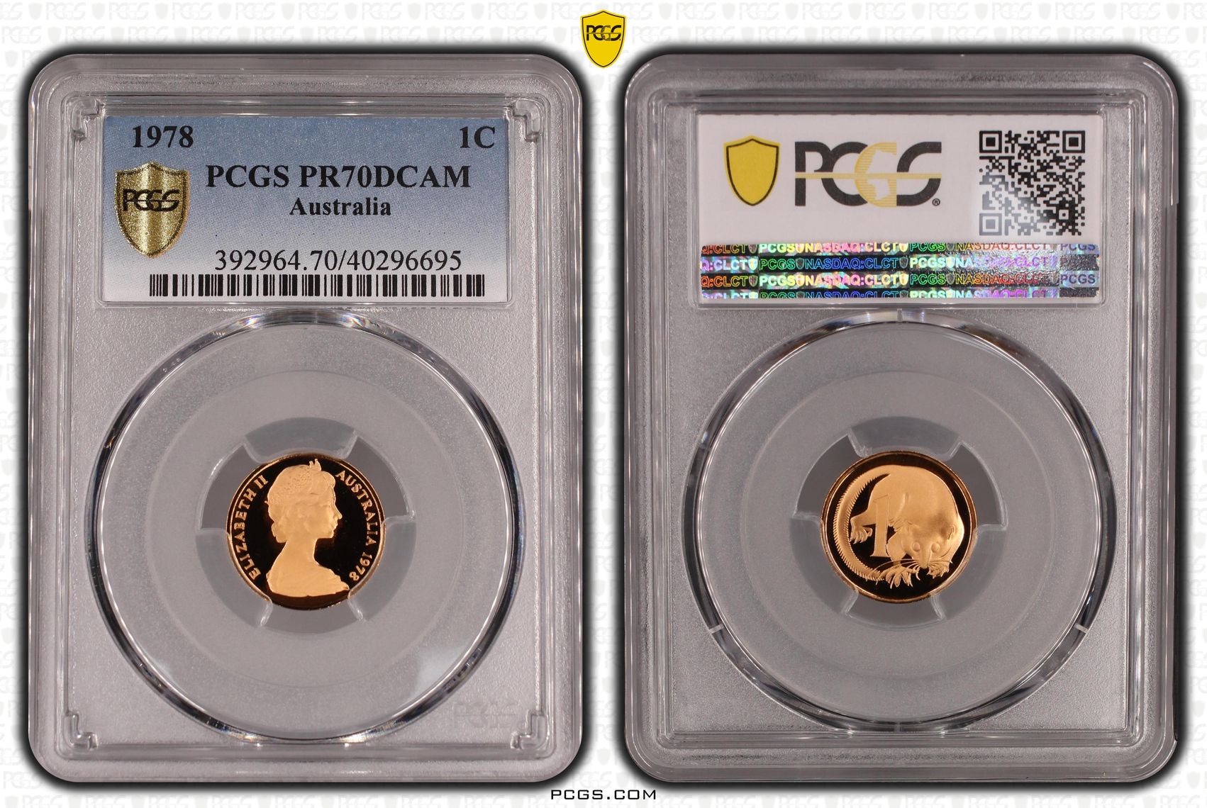 7 · 1978 Australia One Cent, 1c PCGS - PR70DCAM POP 27/0 -695