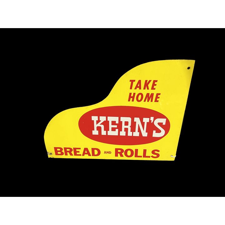 Kern's Bread Rolls Take Home Topper Tin Metal Sign