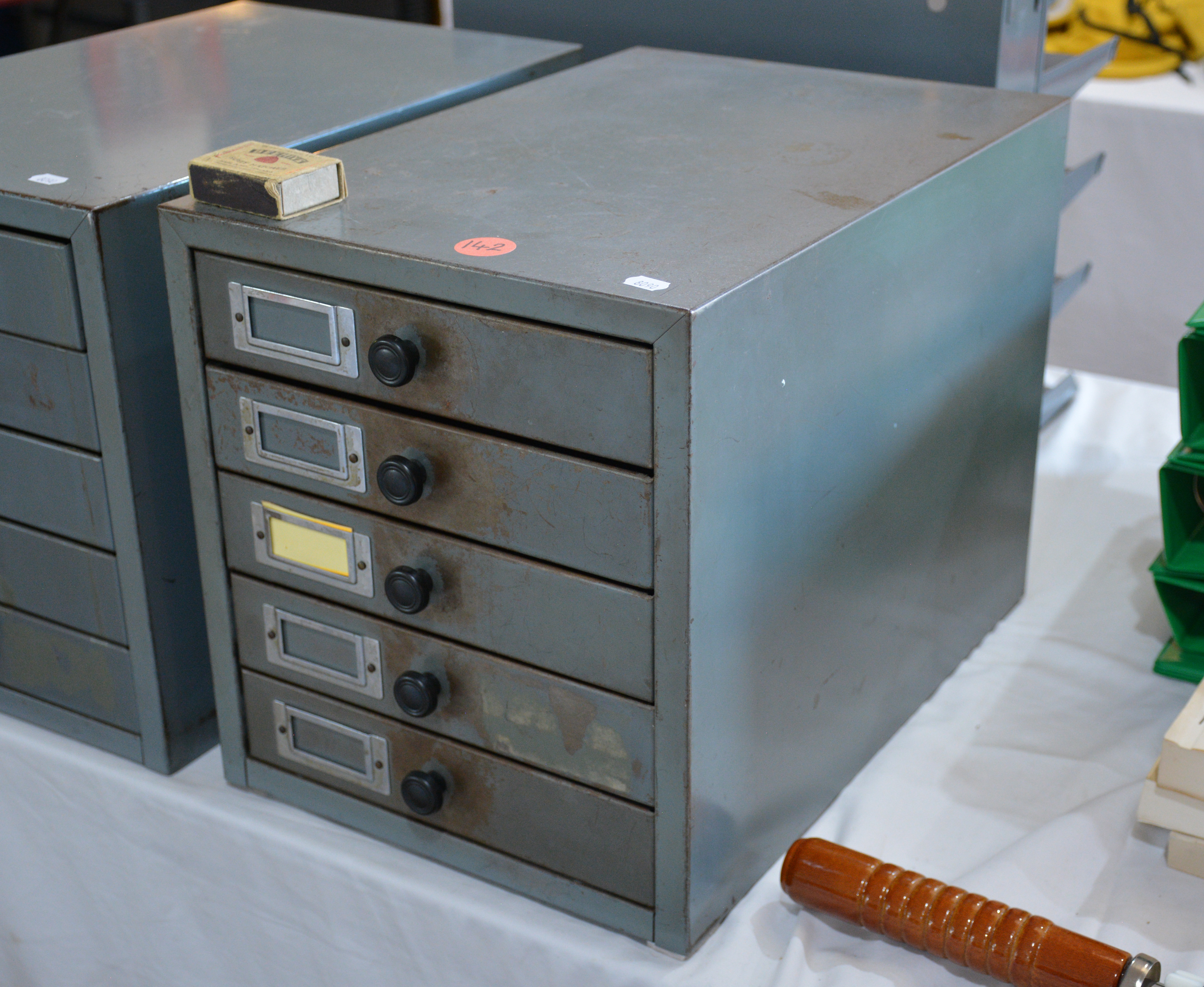 Metal 5 Drawer File Cabinet — NZ auction result