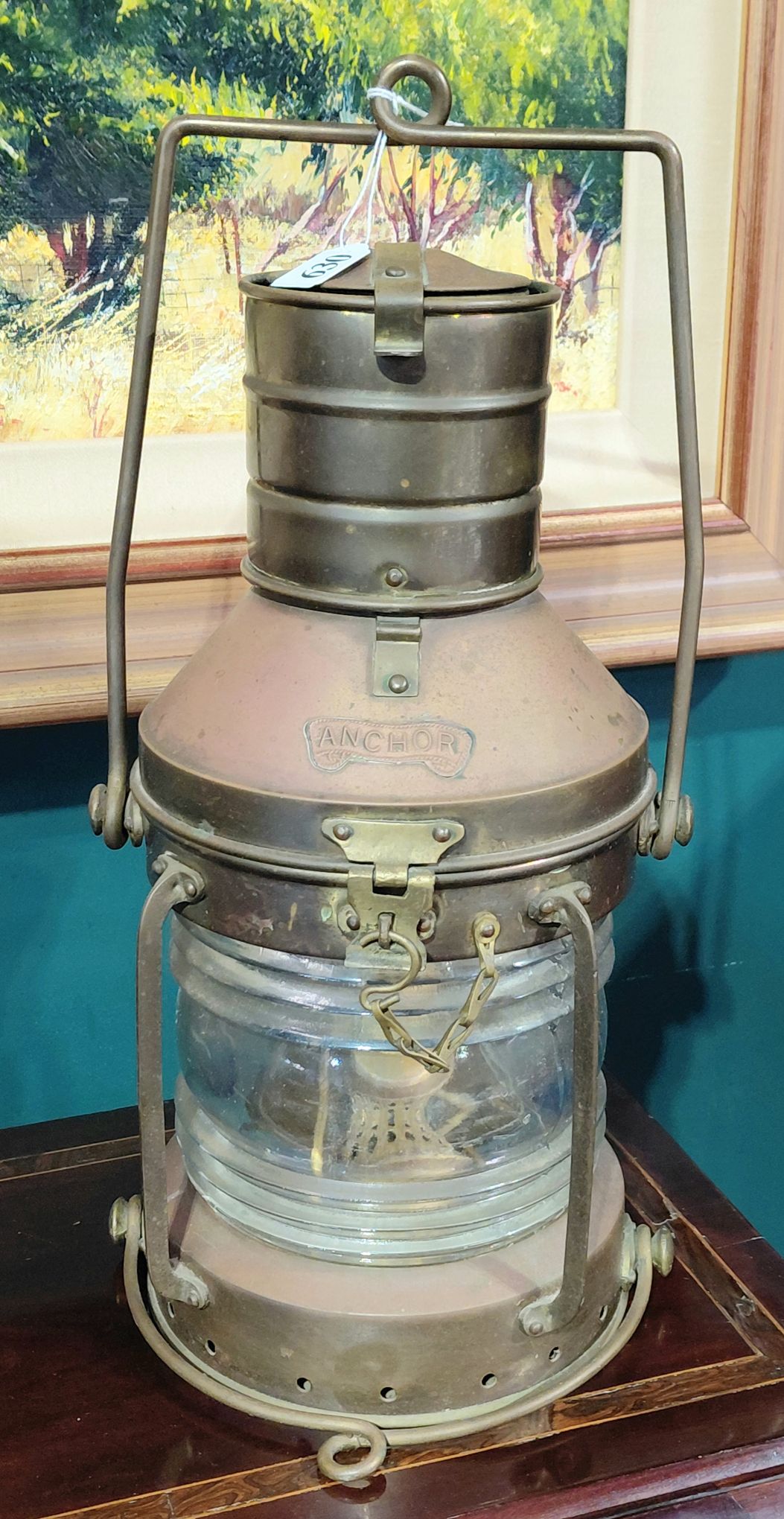 630 · VINTAGE ANCHOR SHIPS LANTERN