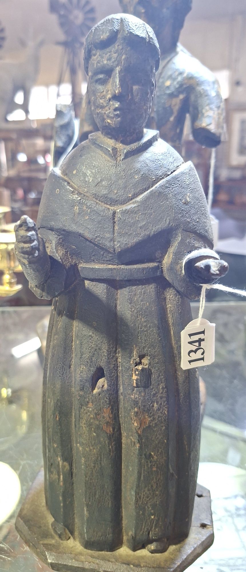 C18th St Christopher Wooden Statue