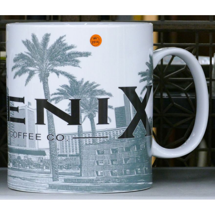 Starbucks Phoenix Large Porcelain Display Mug 10.5'' - One of two