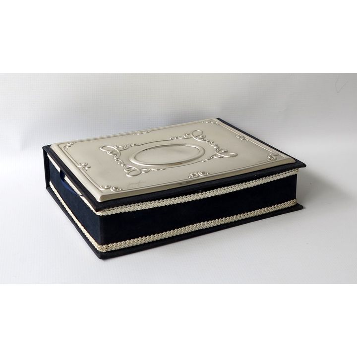 STERLING SILVER MOUNTED JEWELLERY BOX