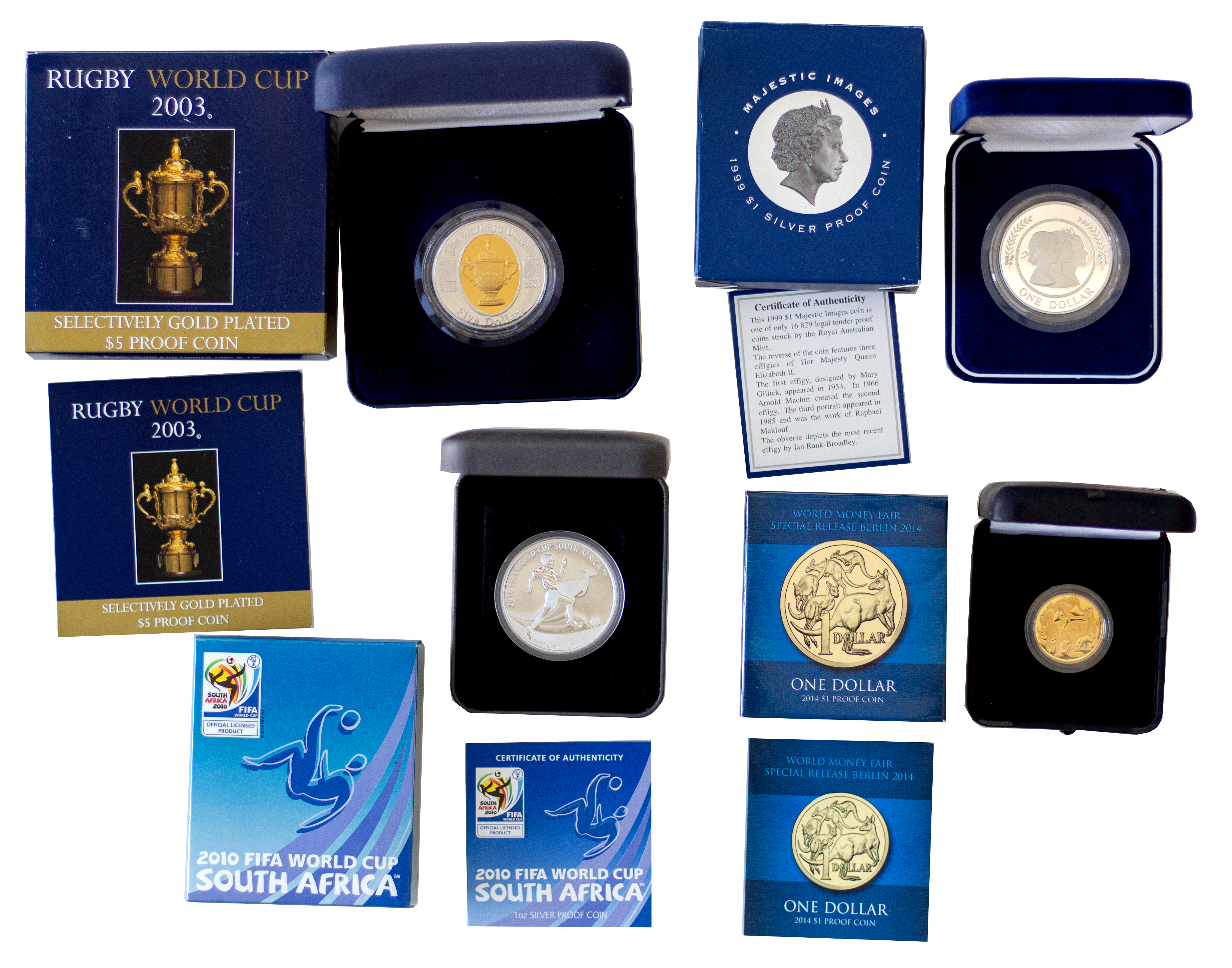 Accumulation, Elizabeth II, One Dollar, aFDC - FDC