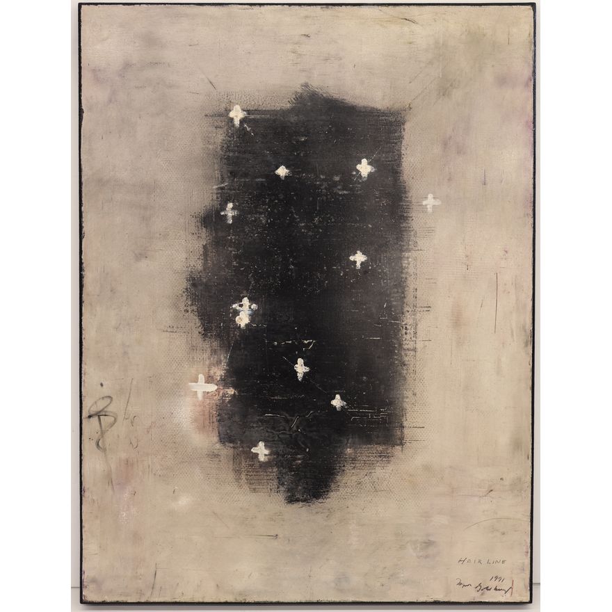 Joseph Goldberg ''Hairline'' 1991 Encaustic