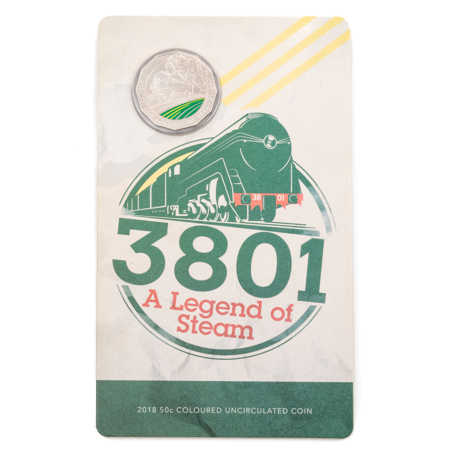 3801 A Legend of Steam, Fifty Cents, 2018, UNC
