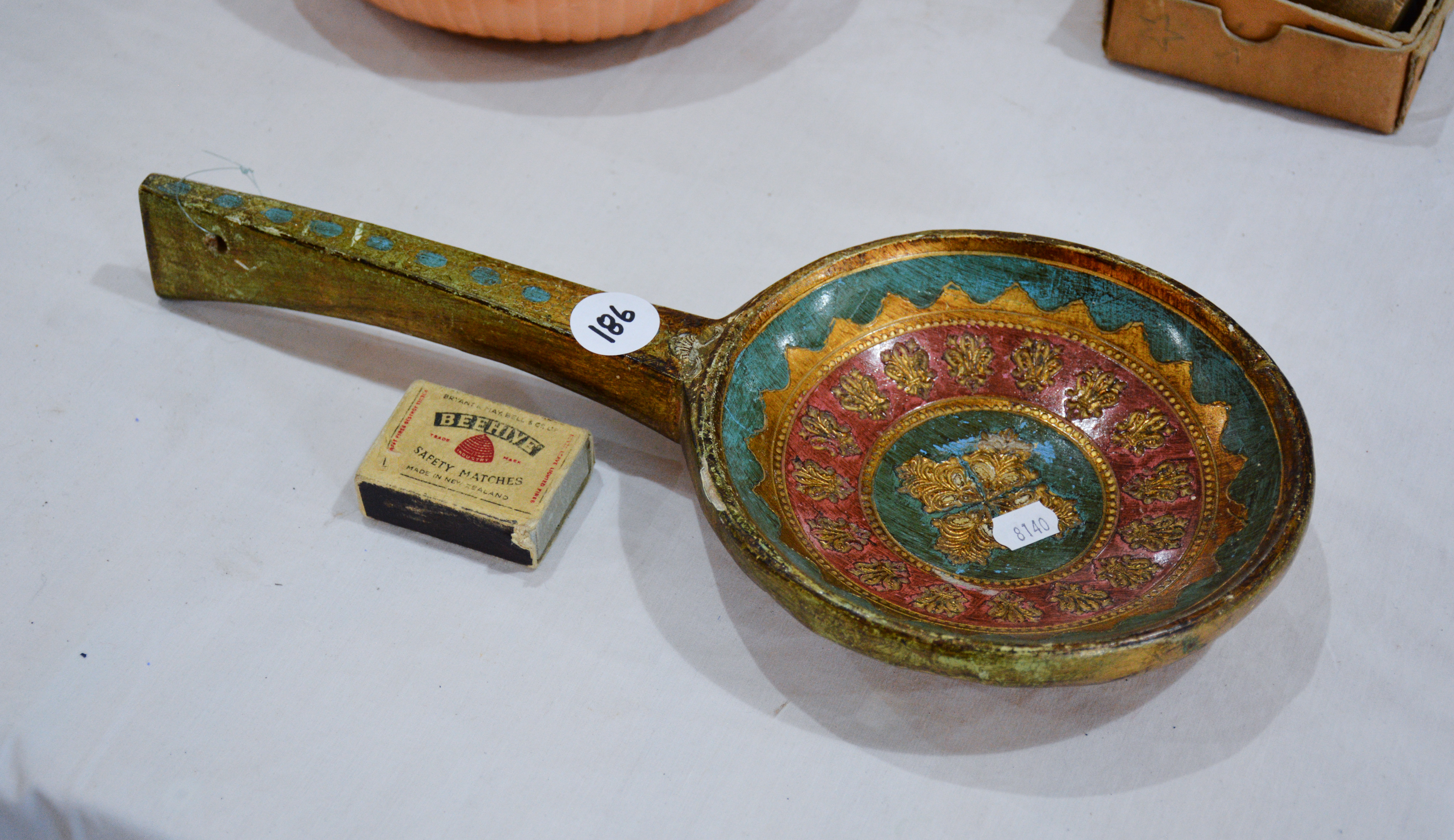 Vintage Florentine Giltwood Decorative Spoon — sold at auction in New Zealand for $10
