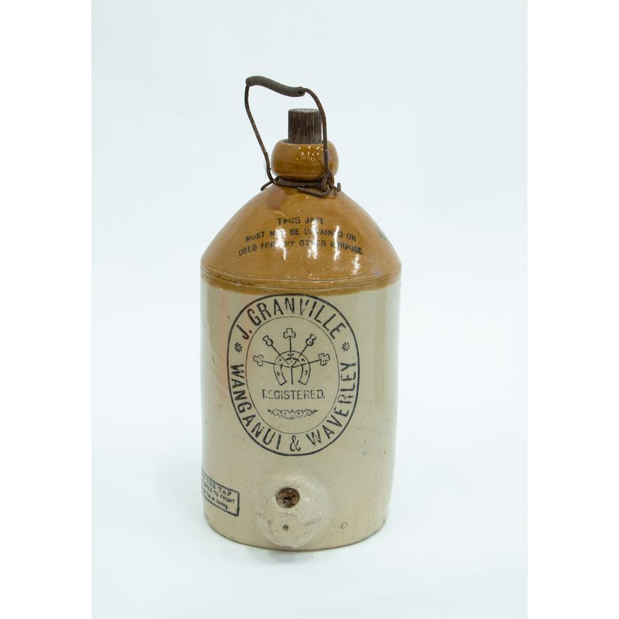 J. Granville - Two-gallon stoneware jar