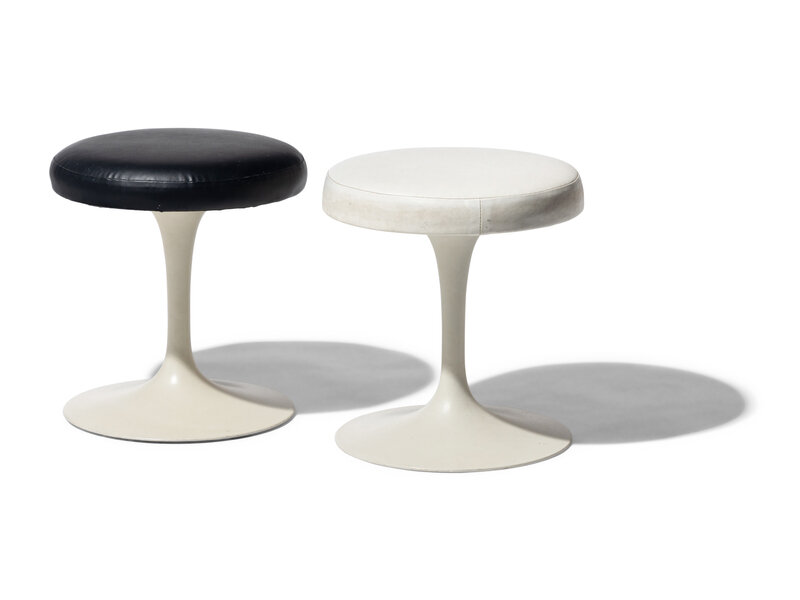 Eero Saarinen
(Finnish-American, 1910-1961)
Two Tulip Stools Knoll, USA 