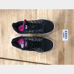 FILA WOMENS MEMORY FANTOM 6 ATHLETIC SHOE, BLACK SZ 7