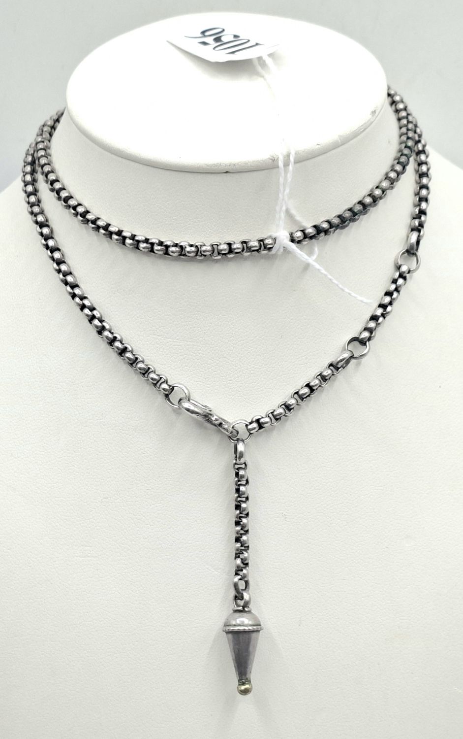 Sterling Silver Belcher Link Necklace