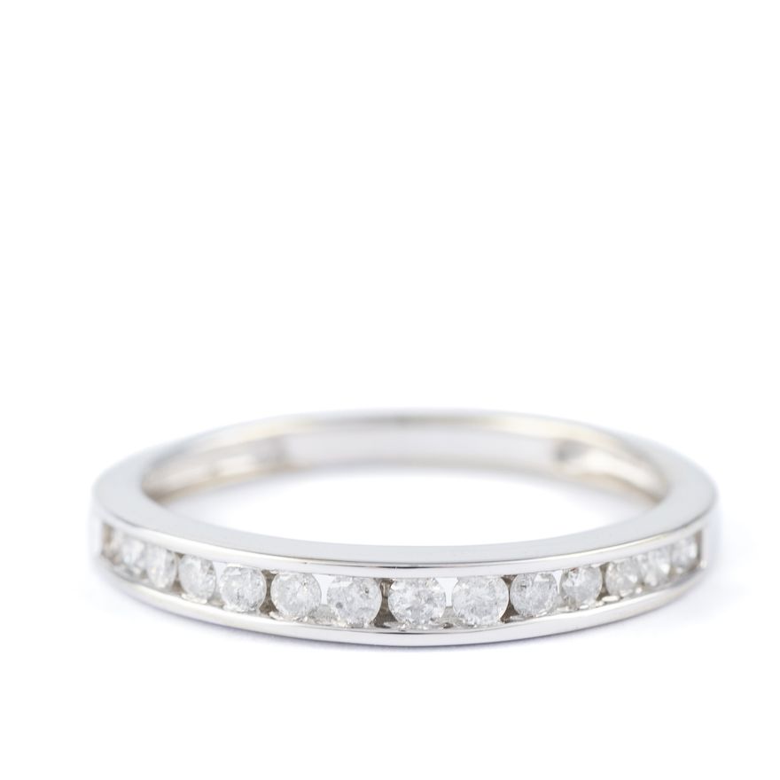 Diamond Band 10ct Gold