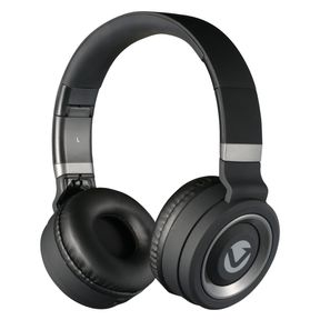 Volkano Bluetooth Headphones Lunar Series Black Silver | DEFECTIVE