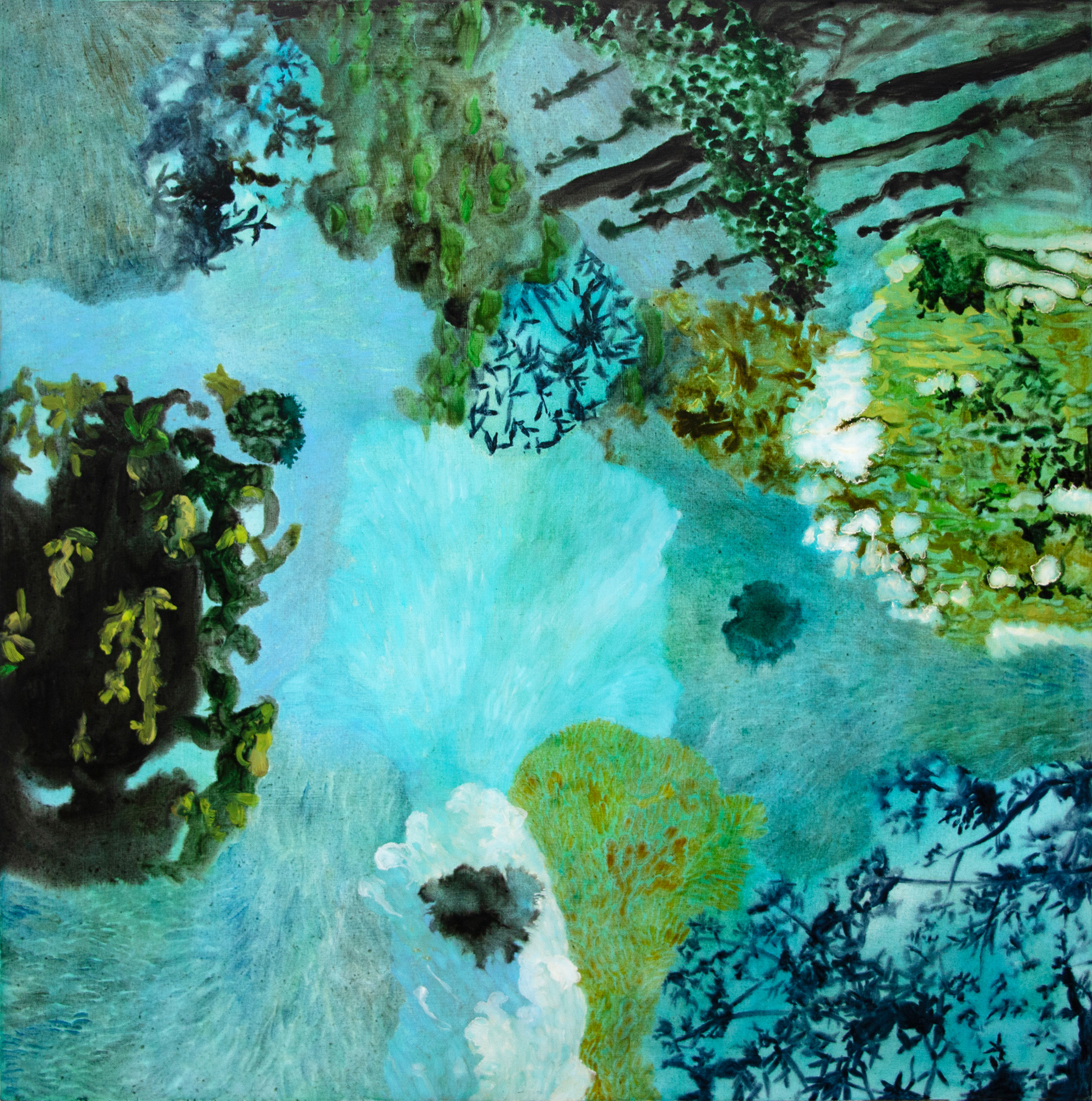 Barbara Tuck 'Sphere of the pent lake hold flint' — sold at auction in New Zealand for $6,250