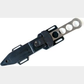 WARTECH 8.75" DIVING SURVIVAL KNIFE WITH LEG STRAP SHEATH