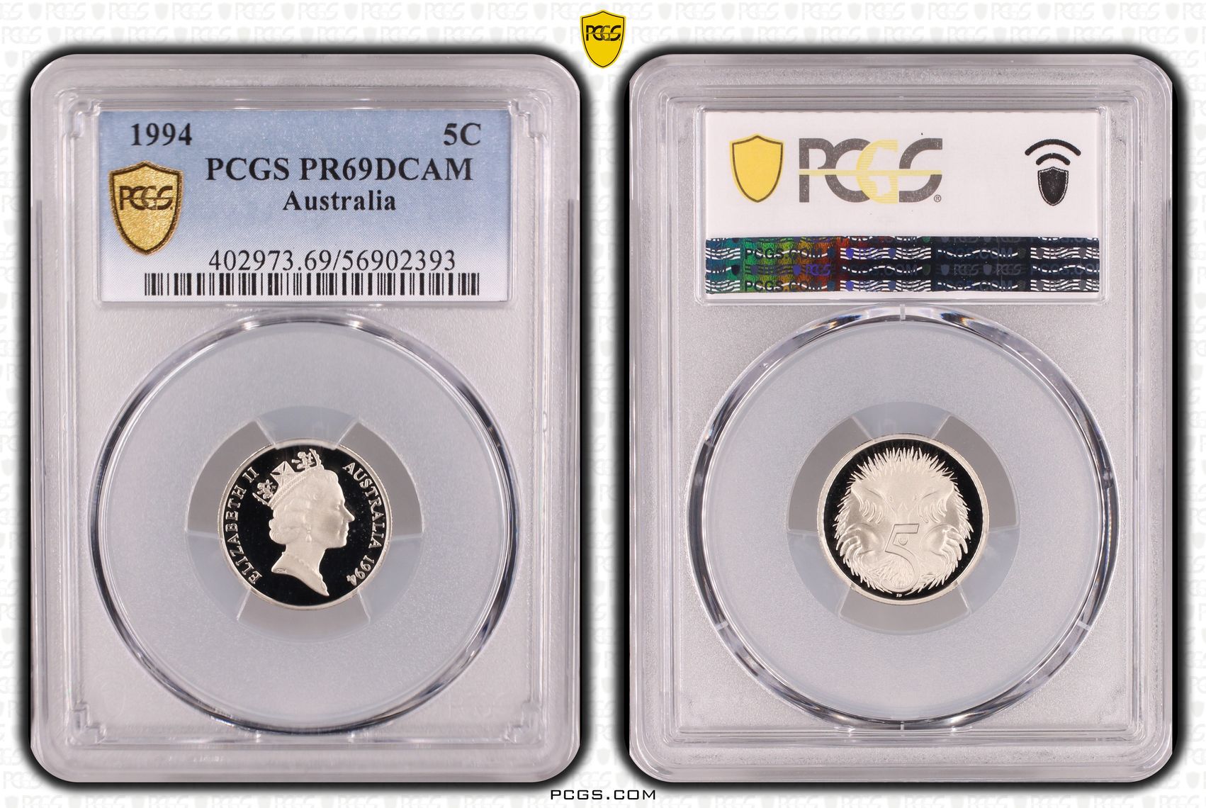 Five Cent, 1994, PCGS PR69DCAM