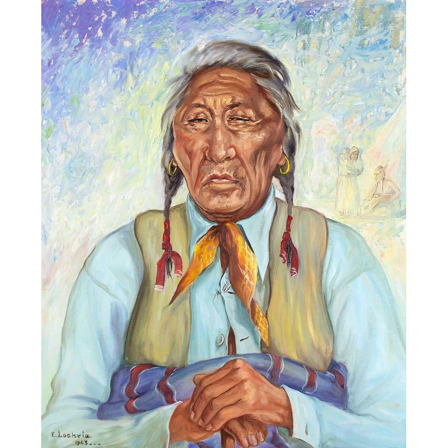 Bull Weasel - Crow by Elizabeth Lochrie (1890-1981)
