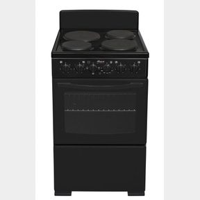 Univa 4 Plate Compact Stove U405-1B Black Black|DENTED ON DOOR/BACK BOARD BENT/NO PLUG NOT TESTED
