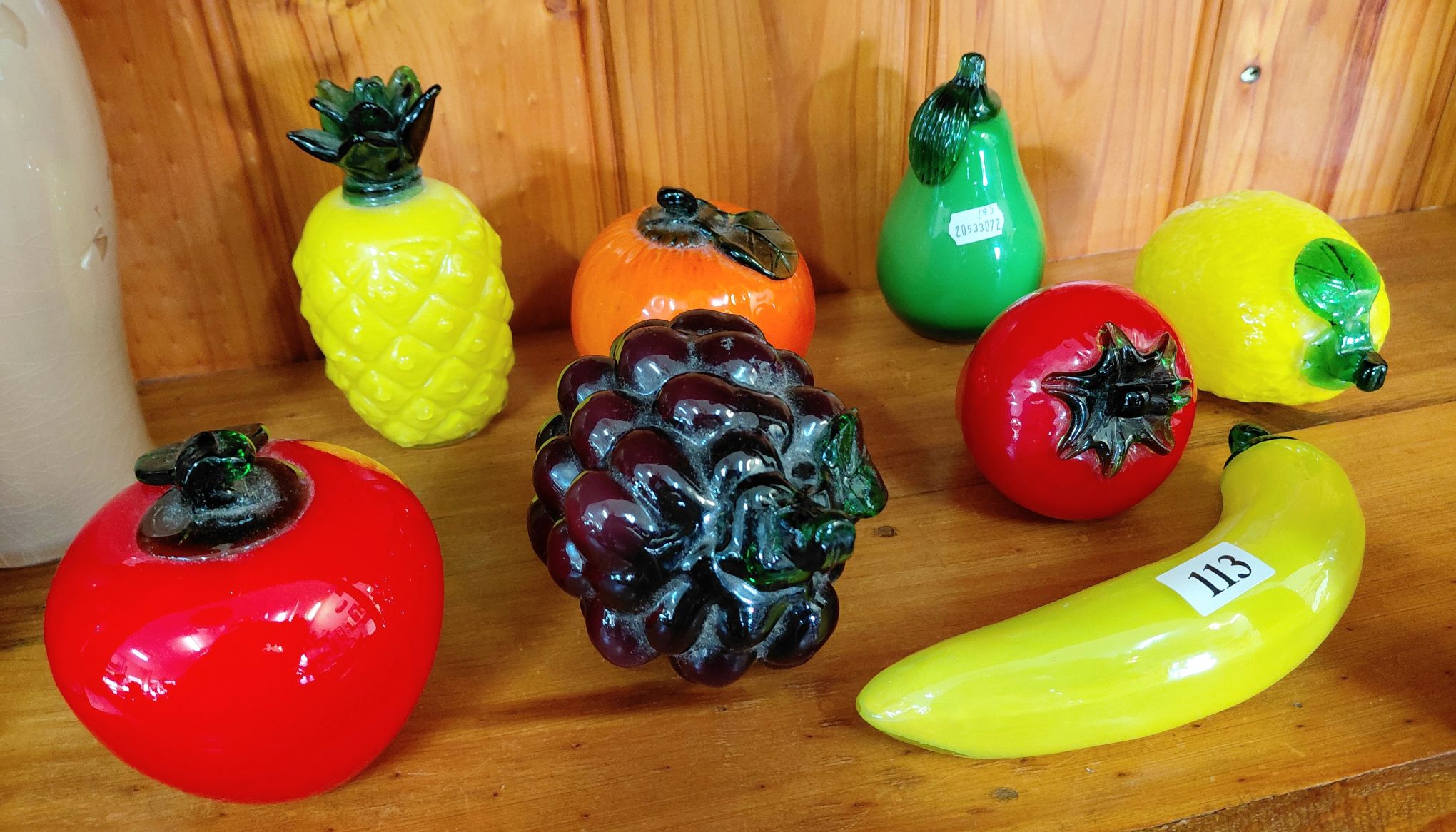 Collection Of Glass Fruit