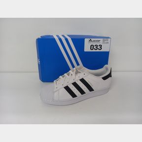 ADIDAS ORIGINALS SUPERSTAR FOUNDATION - C77124 - WHITE / BLACK - UK 6