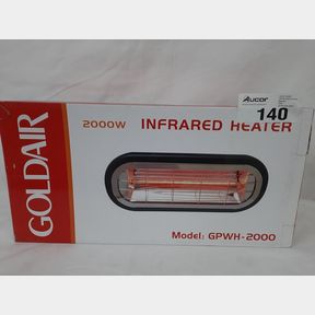 GOLDAIR 2000 WATT INFRARED HALOGEN WALL MOUNT HEATER - GPWH-2000