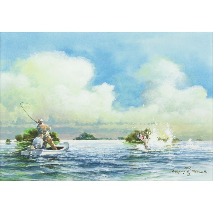 Gregory Messier (1950- ), Reeling in a Big One