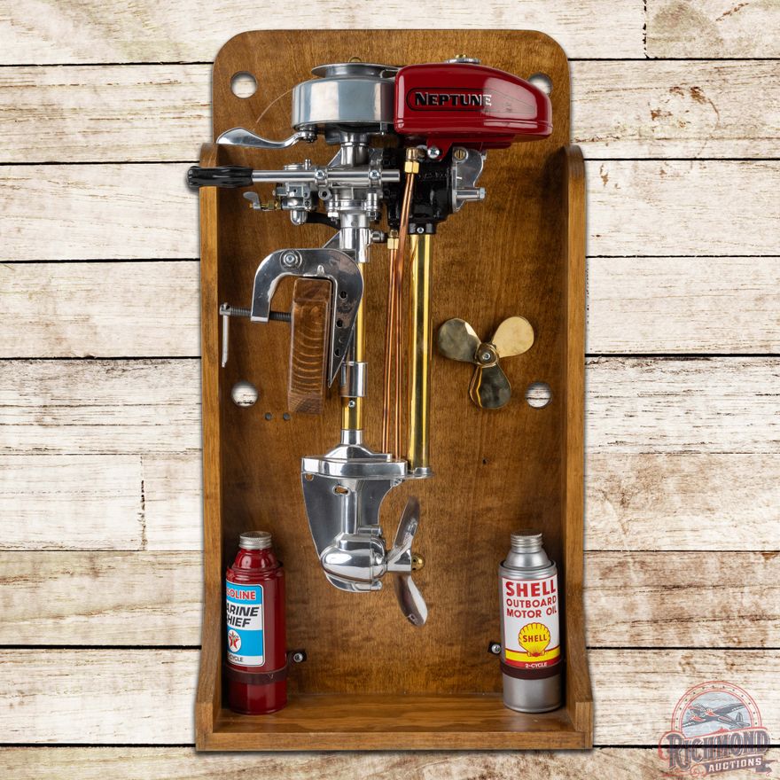 Restored Neptune Outboard Motor Display