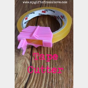 Couture Creations Tape Cutter White Fits 3 6 12 mm tape |