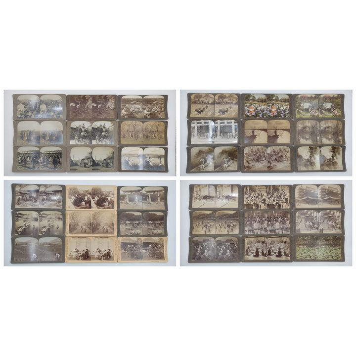 Stereograph Cards - Japan (x36)