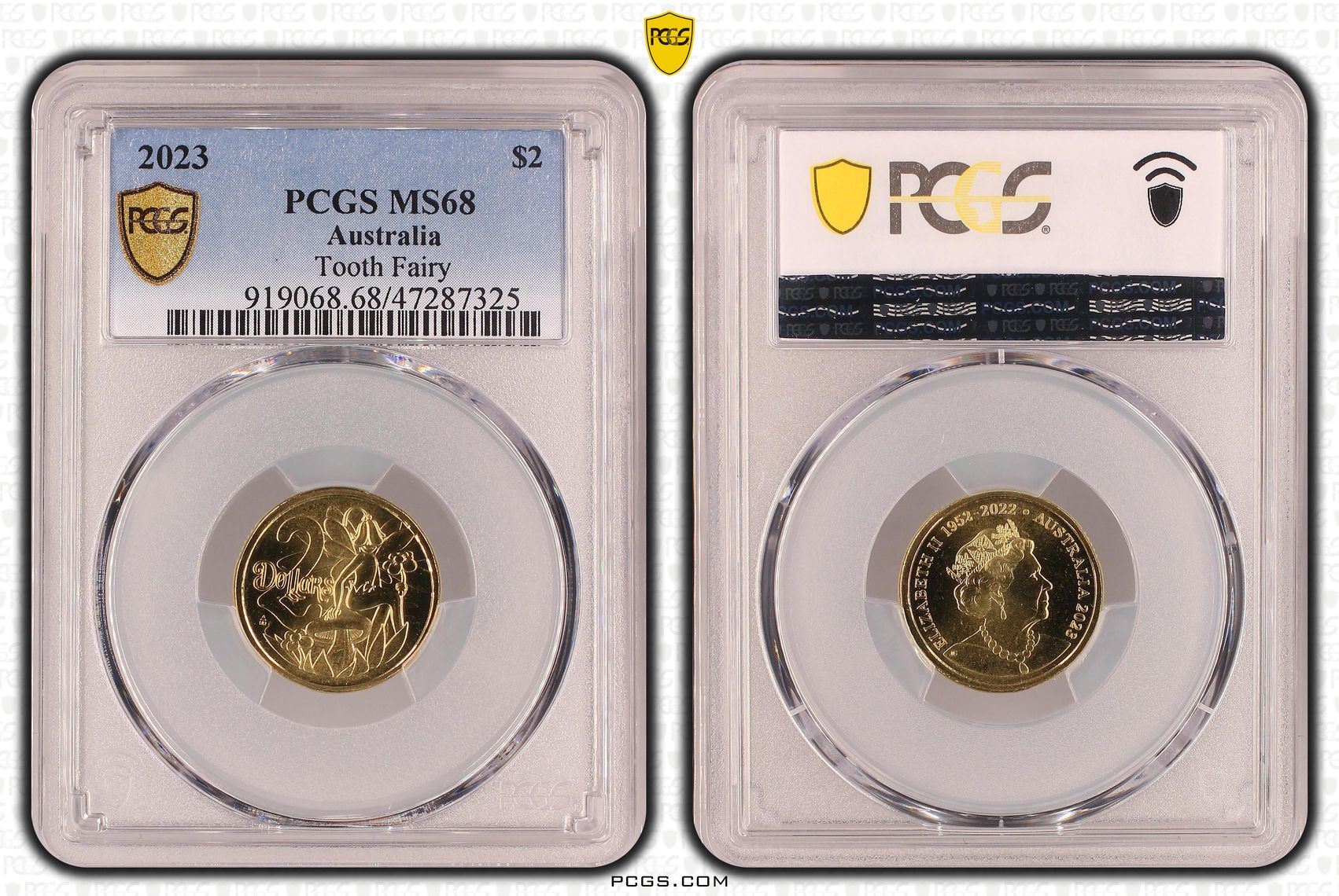 Tooth Fairy, Two Dollar, 2023, PCGS MS68
