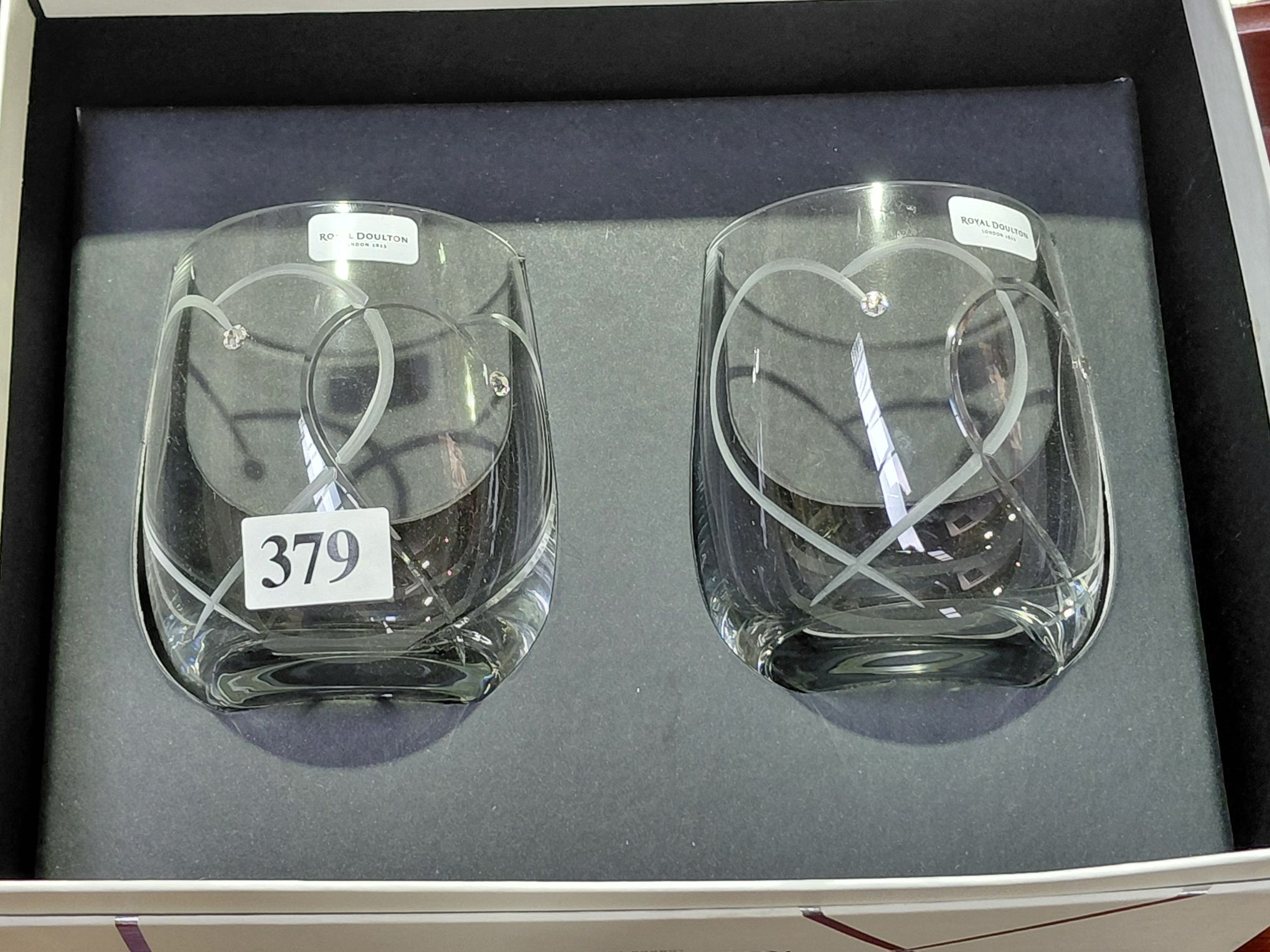 ROYAL DOULTON SWAROVSKI GLASSES