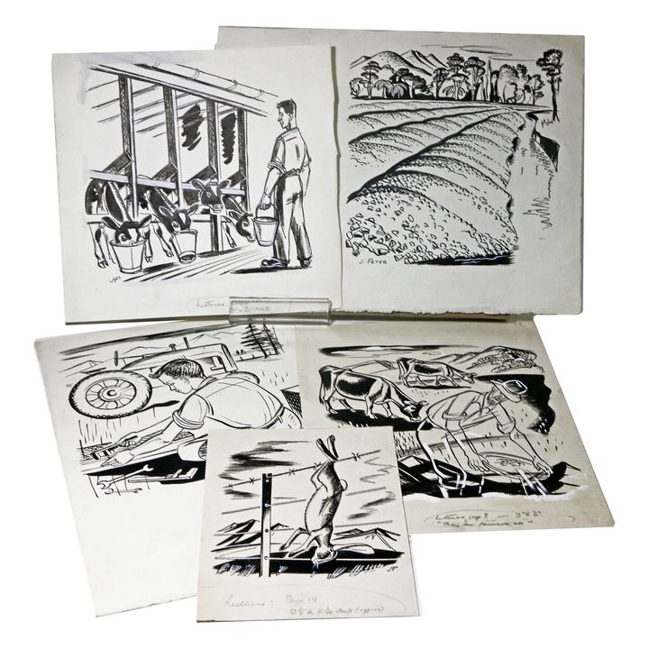 PETER, JULIET - Listener - Original Farmyard Sketches.