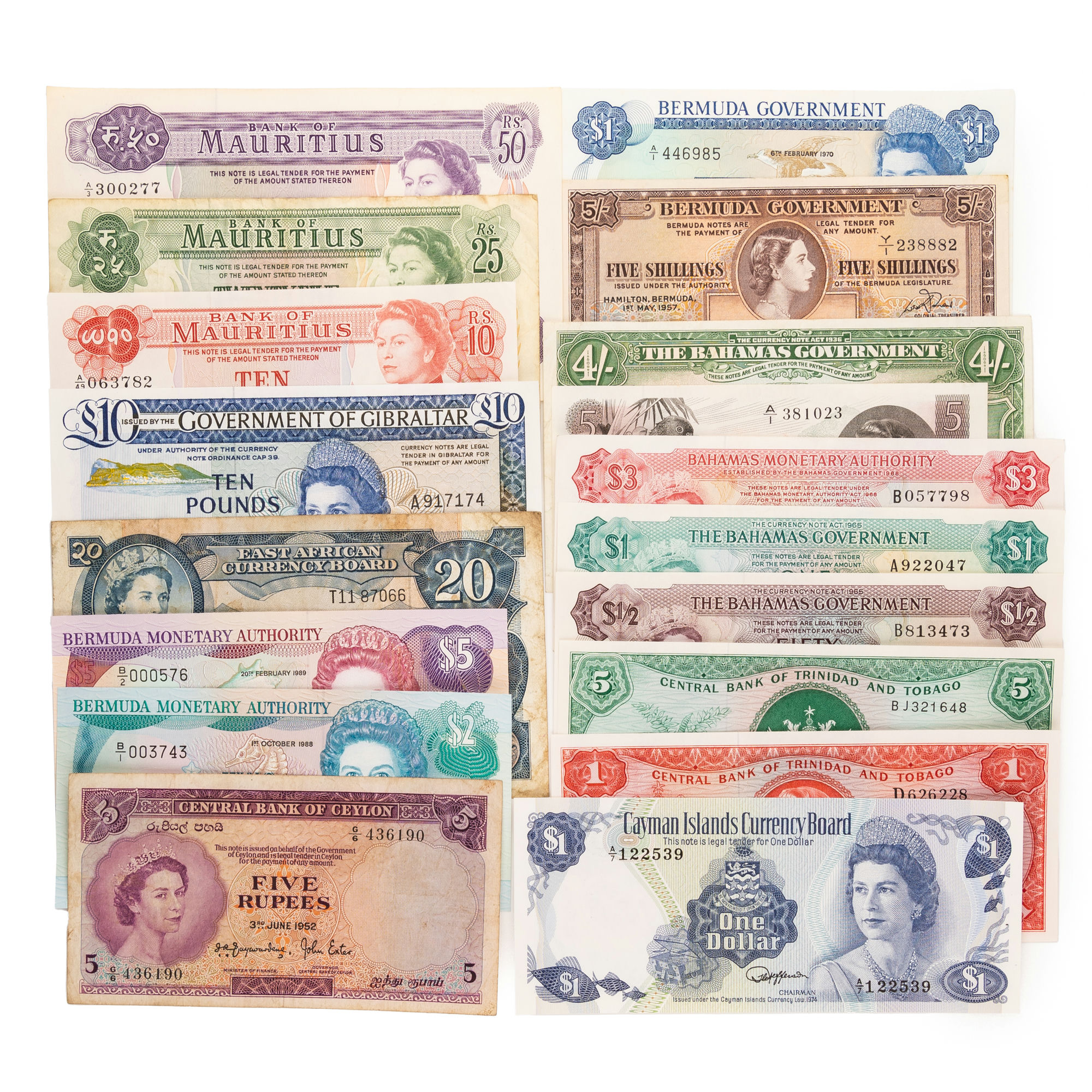 Elizabeth II, Accumulation, 1952 - 1989, F - UNC