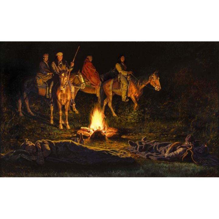 David Nordahl (1941- ), Careless Cowboys, 1985