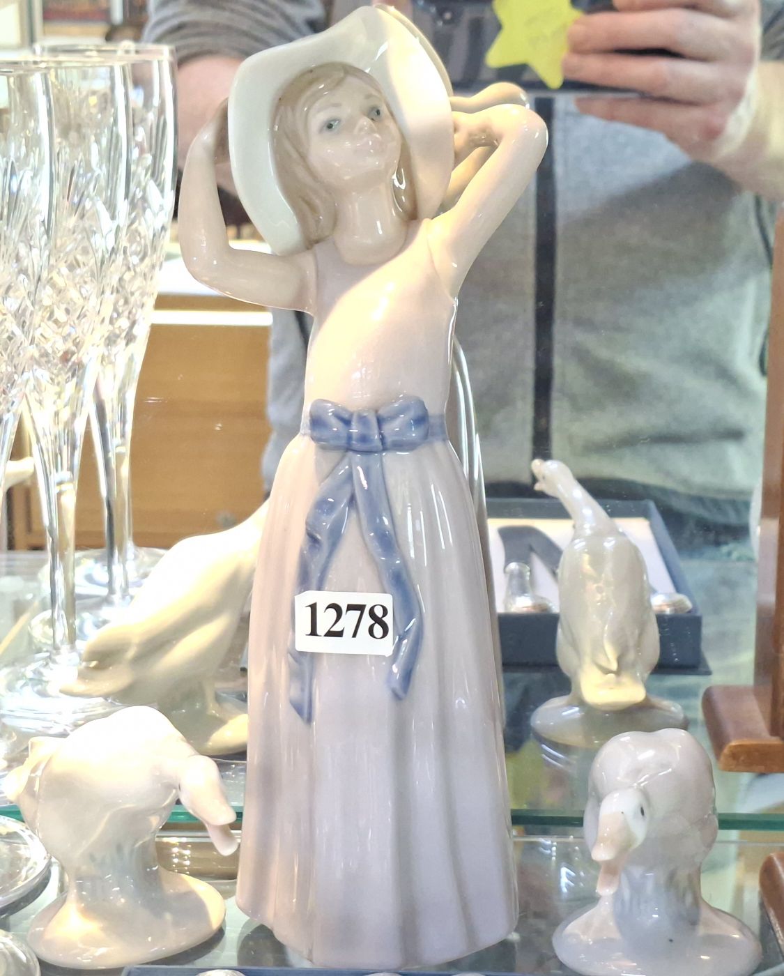 Lladro Girl With Goose