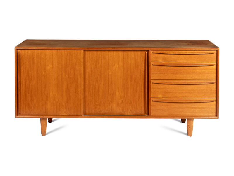 A Svend Madsen for Falster Danish Teak Credenza