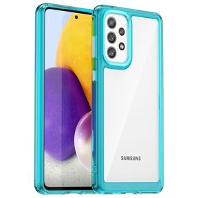 CellTime Shockproof Candy Clear Cover for Galaxy A73 5G Sky Blue Samsung Galaxy A73 5G |